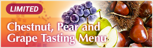 Chestnut, Pear, and Grape Tasting Menu