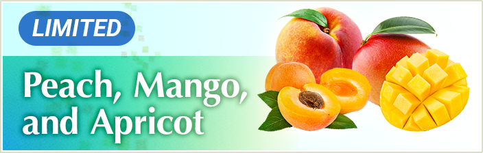Peach, Mango, and Apricot
